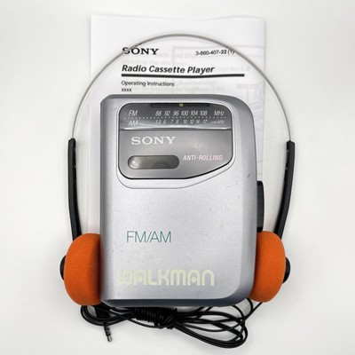 Sony Walkman WM-FX141 AM/FM Cassette Player - New Belt