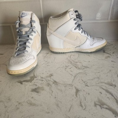 NIKE 2014  DUNK SKY HI WHITE HEMP 7.5 VINTAGE HUARACHE PRESTO RIFT AIR FORCE 1