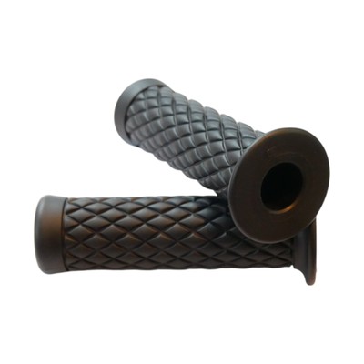 Chopper Motorradgriffe Diamond-Style 7/8'' & 1'' Schwarz