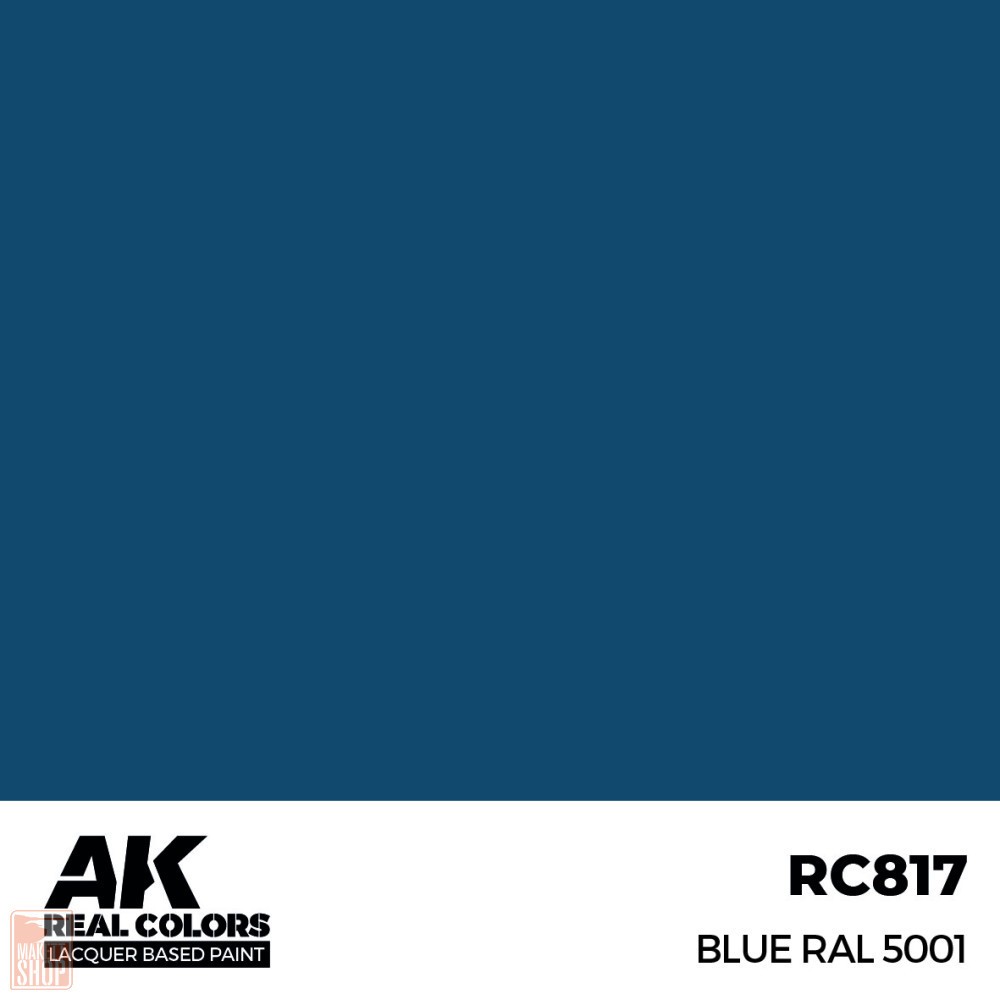 AK Interactive RC817 - Blue RAL 5001 17 Ml. - New