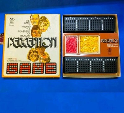 70er Jahre Vintage PERCEPTION vom Erfinder von Mastermind, 2-4 Spieler Codebreaking