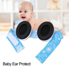 Blue Strap Baby Ear Protect Noise Cancelling Baby Earmuff Elastic Baby Ear Muff