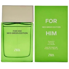 Zara For Him Neo Green Edition Perfume for Men Eau de Parfum 100ml (3.38 fl oz)