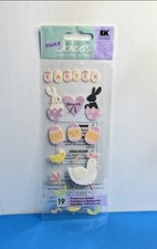 FREE SHIP Jolee's EASTER BUNNIES Scrapbook Dimensional Stickers HOLIDAY CHICKS