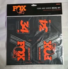 Fox Shox Heritage Decal Kit, Orange 803-01-332 NEW SEALED 