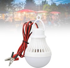 LED Camping Tent Lantern Outdoor Emergency Light Bulb W/ Hook Hiking Fishing 12V