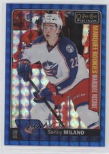 2016 O-Pee-Chee Platinum Marquee Rookies Royal Blue Cubes 77/99 Sonny Milano z3c