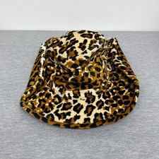 Stetson Cheetah Cowgirl Hat Leopard Print Women s Small Full Brim Fedora