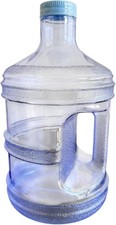 1 Gallon BPA FREE Reusable Plastic Water Bottle Clear Jug Drinking Container