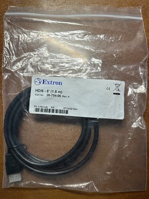 Extron HD/6 HDMI Cable 6' (1.8m) 26-754-06 (NEW)