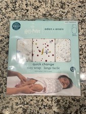 aden anais Essentials Easy Swaddle Wrap - Harry Potter - 0-3 Months - 3pk