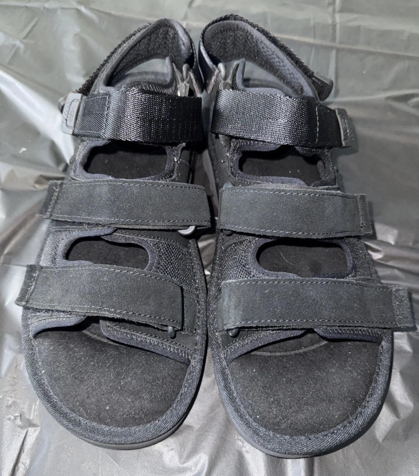 UGG Sandali Uomo Goldenco Multistrap Nero Scamosciato 1153095 Taglia 11