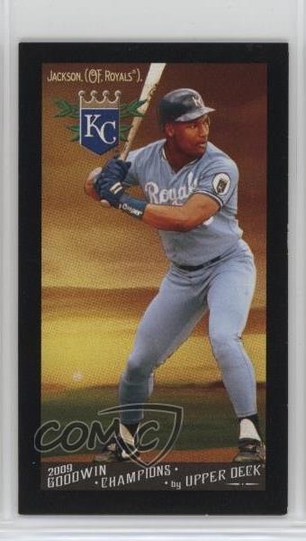 2009 Goodwin Champions Mini Black Border Gypsy Queen Back Bo Jackson #18 n1u