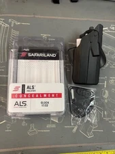 Safariland Paddle/Belt Light Holster Glock 17/22 Gen 1-5 RH 7378-83225-411