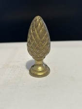 VINTAGE ARTS CRAFT DECO CAST METAL PINEAPPLE TABLE FLOOR LAMP LIGHT 2” FINIAL