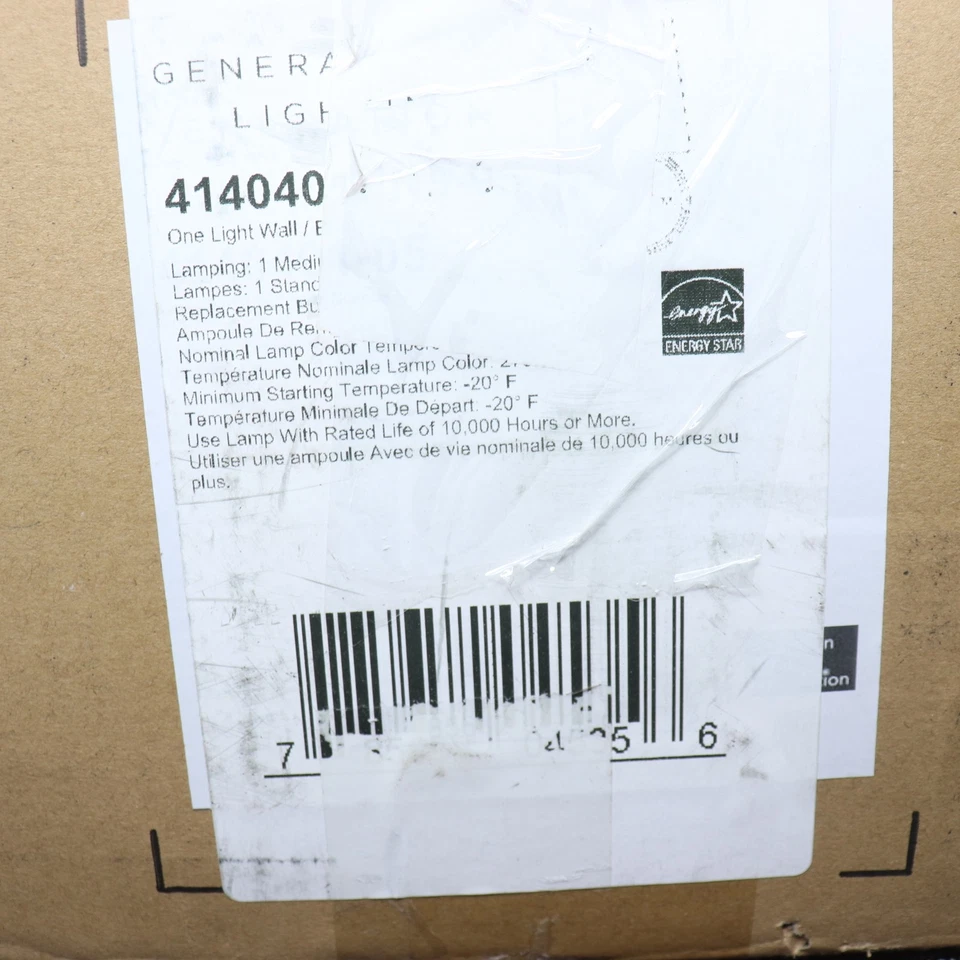 Aplique de baño o pared de una luz Driscoll cromado 4140401EN3-05 Generation Lighting Foto 2 de 4