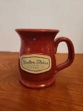 Sunset Hill Stoneware Co. Coffee Mug Ad For Boston Stoker Coffee Co (L)