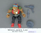 Bebop HARD HEAD 100% Complete Teenage Mutant Ninja Turtles Playmates 1988 Figure