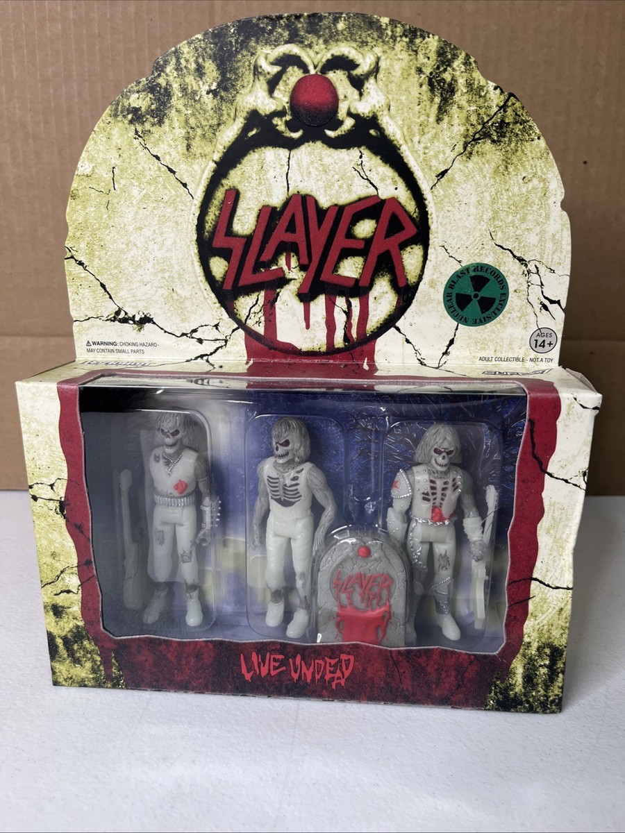 SLAYER Live Undead ReAction figures SDCC Super7 GITD. DAMAGED