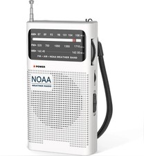 NOAA Weather Radio, AM FM NOAA Emergency Radio Portable with Best Recept
