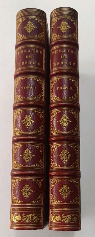 Le Sage, Théâtre, 1739, maroquin Trautz-Bauzonnet