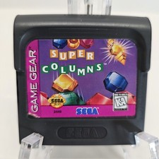 Super Columns (Sega Game Gear) Tested Cart + Case Retro 90s Puzzle Video Game