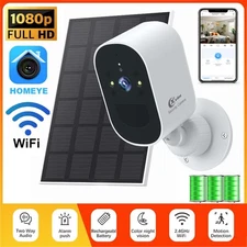 XVIM 1080P Wireless Security Camera WiFi Solar Battery PIR Detection Audio CCTV