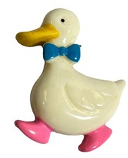 Vintage Duck Lapel Pin Brooch