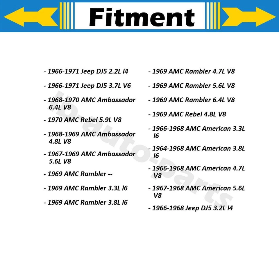 Manguera de línea de freno central trasera Sunsong para Jeep DJ5 1966 1967 1968 1969 1970 Foto 3 de 4