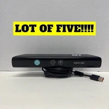 LOT OF FIVE Microsoft Xbox 360 Kinect Sensor - Model 1414, Tested Works