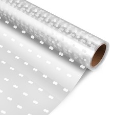 Stobok Cellophane Wrap Roll Decorative Clear Wrapping Bags for Baskets