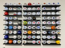Golf Ball Display Stand: Holds 12 Balls Black