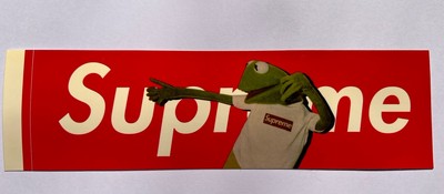 シュプリーム SUPREME 希少 ☆ 08SS Supreme KERMIT BOXLOGO STICKER