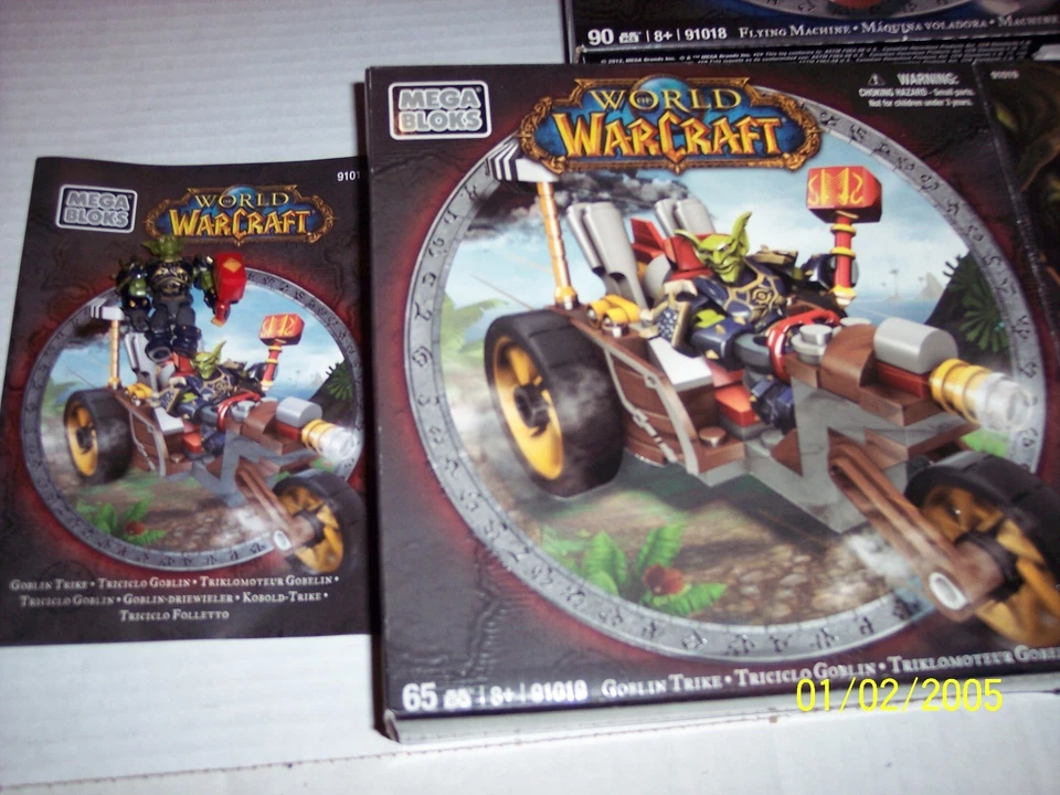 5 set Lot Mega Bloks World of Warcraft 91008 91014 91018 91019 91025 Lich King - Image 3 of 4