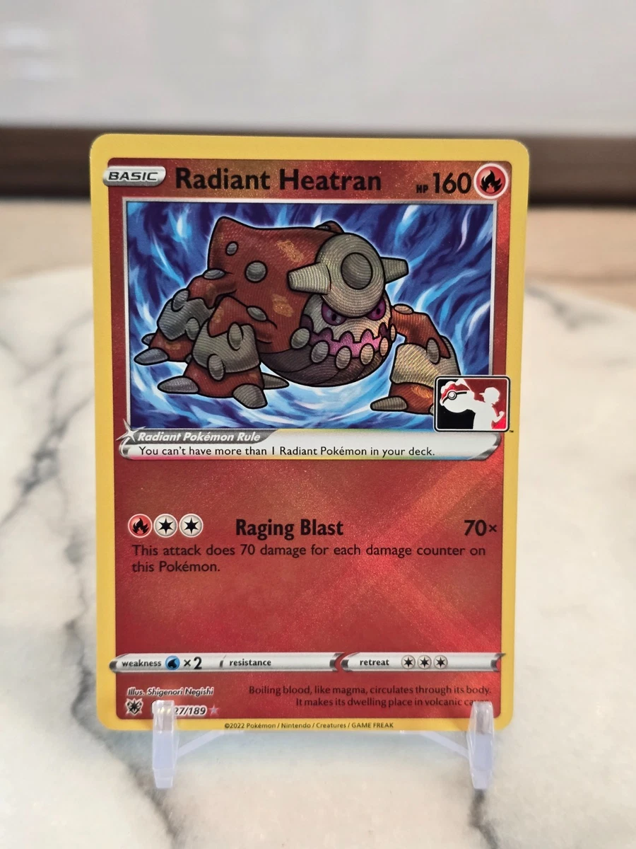 Radiant Heatran 027/189 Prize Pack Series Cards for sale