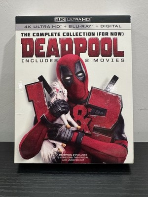 Deadpool Complete Collection 4K UHD Blu-ray 1 & 2 Super Duper Cut Slipcover