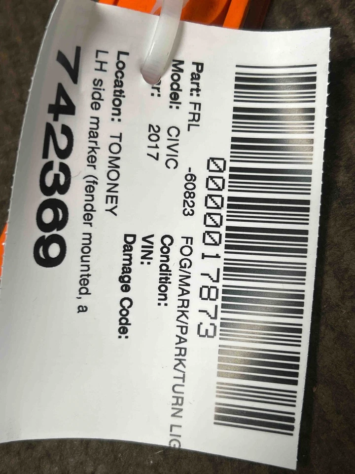 Fits 2016-21 Honda Civic Left Side Marker OEM:33850TBAA02 - Imagem 4 de 4