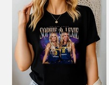 Lexie Hull & Sophie Cunningham Retro Vintage T-Shirt, Indiana Fever Step Sisters