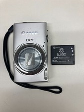 Canon IXY 630 Silver Compact Digital Camera 16MP 12x Zoom Tested Japan G599