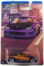 HOT WHEELS 2025 SILVER SERIES COMPACT KINGS '99 HONDA CIVIC TYPE R (EK9)