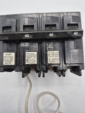 Siemens 3 pole 45 amp type BLH shunt trip breaker Free Shipping Good Condition 