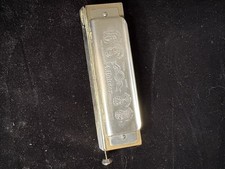 Vintage Hohner Chromonica 260 Harmonica - Made in Germany - 10 Hole w/ Case