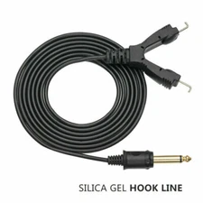Heavy Duty Tattoo Machine Silicone Clip Cord Thick Cord Phono Plug 6 ft (1.8M)