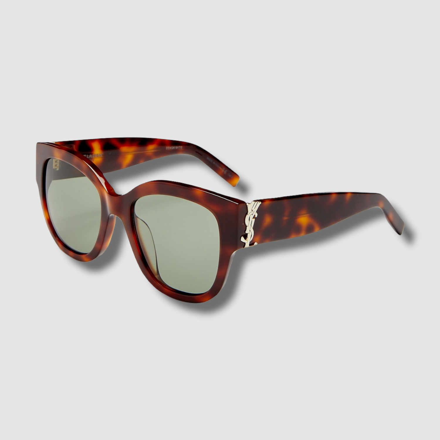 Occhiali da sole originali Saint Laurent SLM95 F da donna marrone occhi di gatto 56 20 145 $45