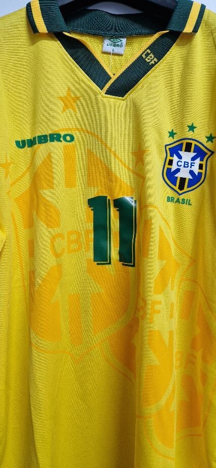 ブラジル代表ユニフォーム94 ロマーリオ Brazil Jersey FIFA World Cup USA 1994 Romario 11 Italy | eBay