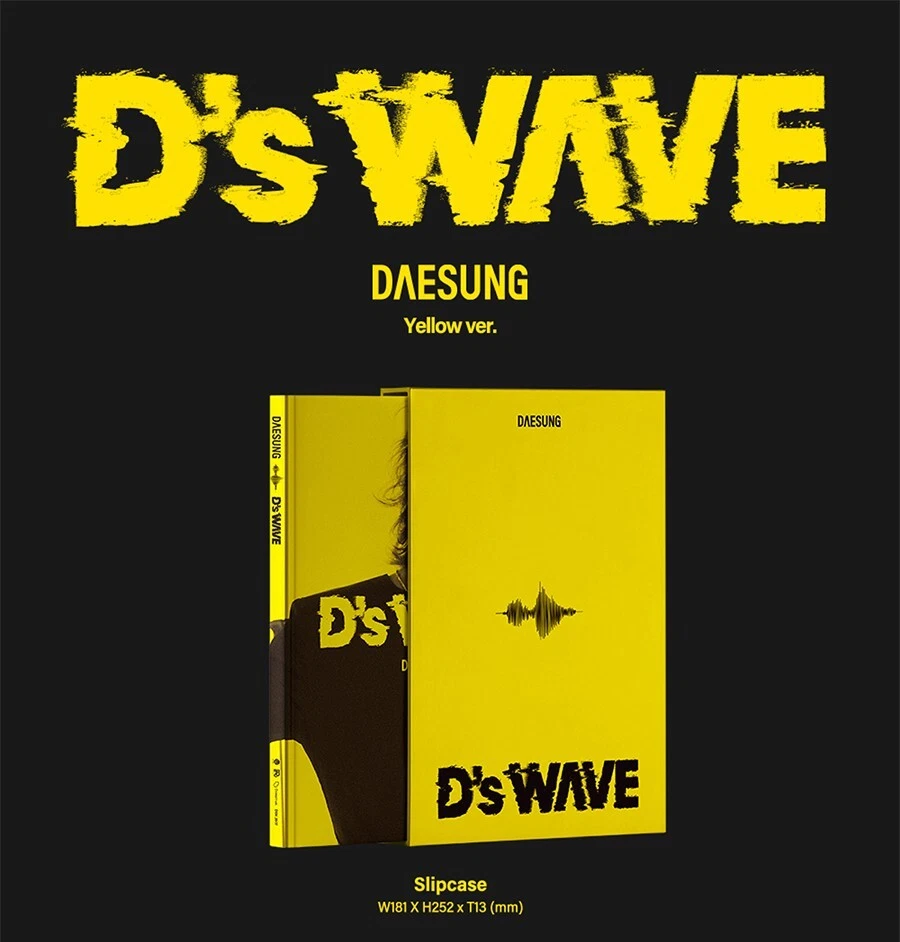 DAESUNG D's WAVE アルバム BIGBANG DAESUNG [D'S WAVE] 1st Mini Album CD+Photo Book+Card