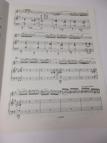 raymond Guiot Prelude et Final for Flute and Piano Sheet Music Gerard Billaudot - Picture 3 of 3