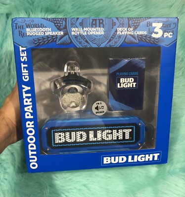 bud light rugged bluetooth speaker