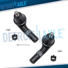 (2) Pair Front Outer Tie Rod End Links for Volkswagen Beetle Golf Jetta