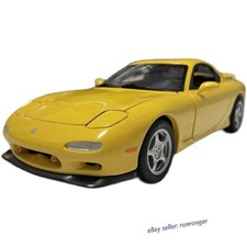 1:18 KYOSHO Mazda RX7 RX-7 FD3S Diecast Model Car, Yellow
